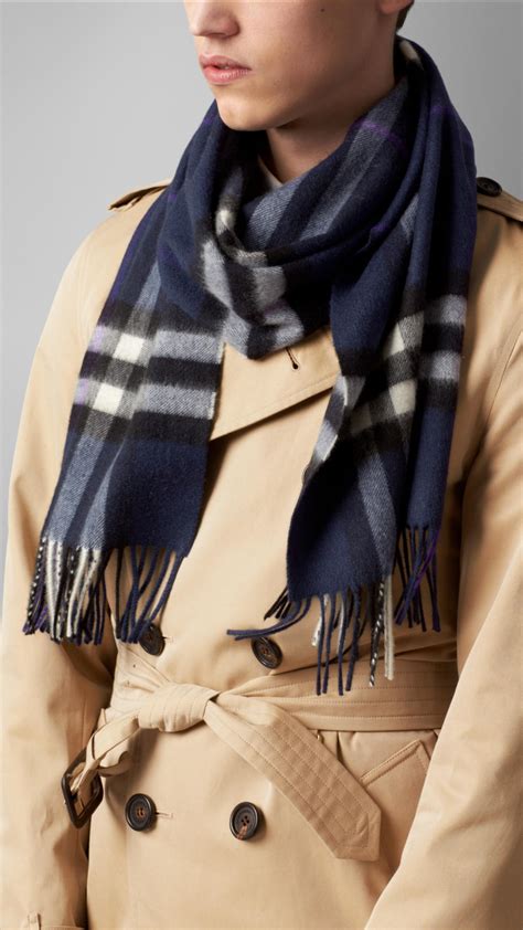 burberry london nova check scarf|Check Cashmere Scarf in Blue .